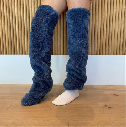 Plush Leg Socks Slippers